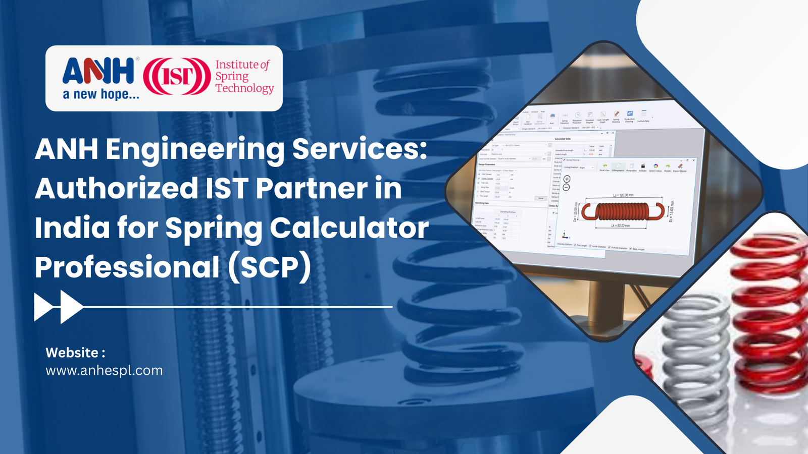 ANH Engineering Services: Authorized IST Partner in India for Spring Calculator Professional (SCP)