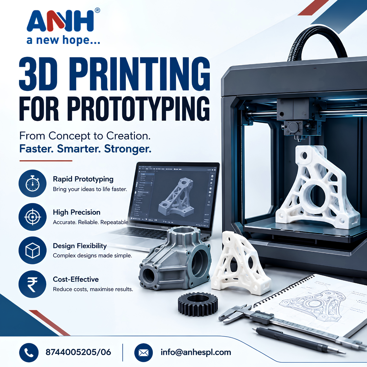 3D Printing for prototyping services in faridabad